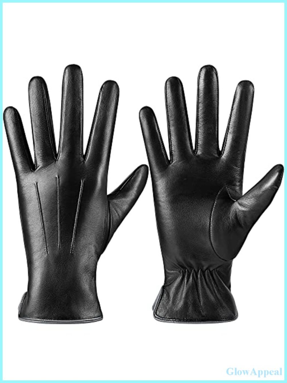 Women's Winter Leather Gloves Touchscreen Sheepskin Warm Wool Lined